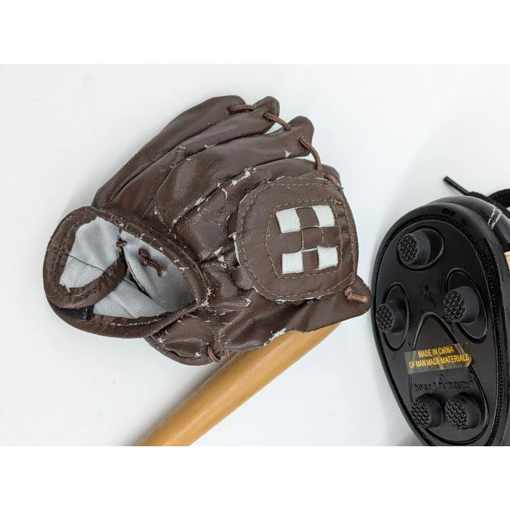Build-A-Bear Workshop Baseball Sports Gear Set Cleats Glove Bat Ball Plush Toy